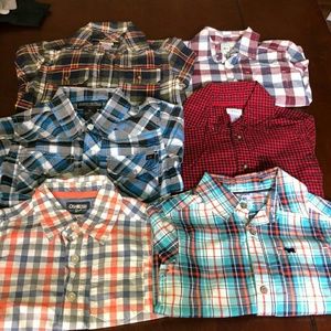 Six Button Down Shirts
